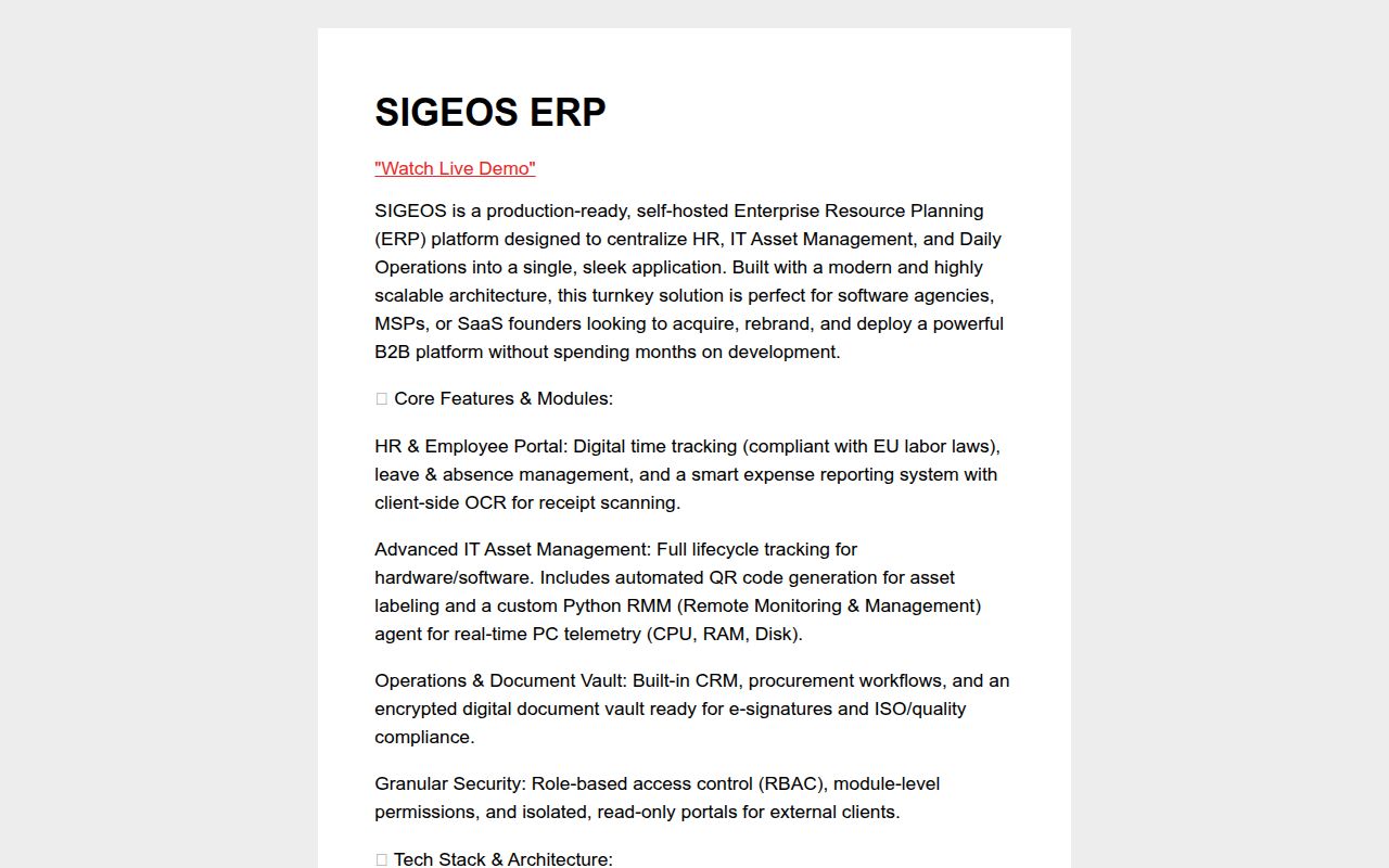 SIGEOS ERP